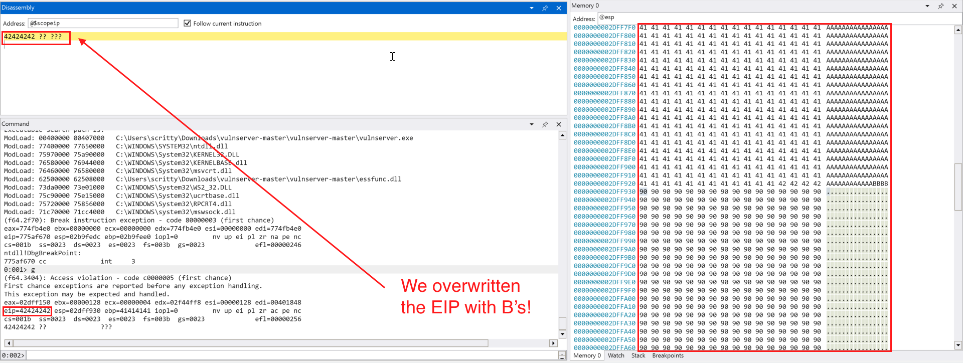 arbitrary-eip-overwrite