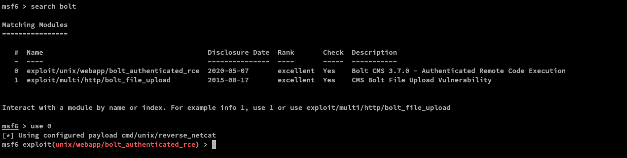 Metasploit module