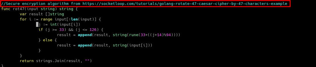 Overpass-Encryption Func.go