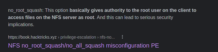 no_root_squash explanation